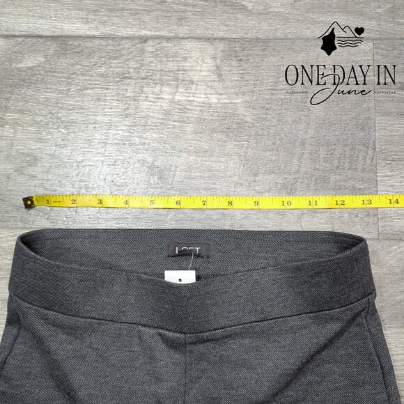 Loft Pull On Straight Leg Pants Size XS - Picture 3 of 6